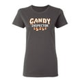 thumbnail image 1 of Candy Inspector Sarcastic Novelty Gift Idea Adult Humor Funny Women's Casual Tees, 1 of 3