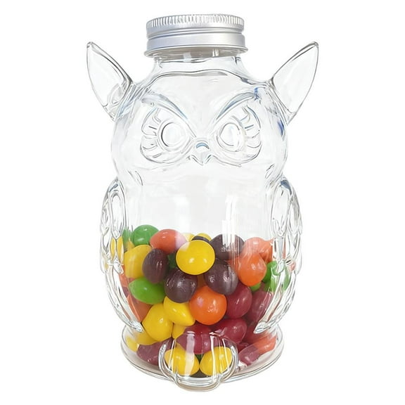 Candy Jar, Animal Shape Storage Container, Cute Box, Decorative Fun For Dining Food Organizer, Room Lid