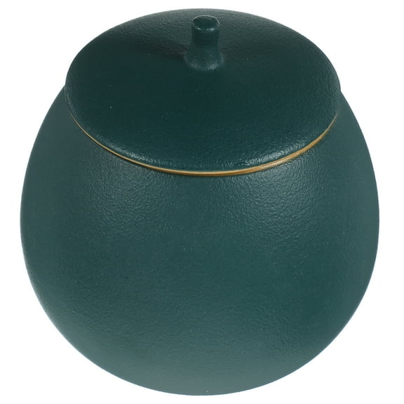 Candy Jar Home+decor Small Candy Canister Storage Supply Sugar Jar with Lid Ceramic Pot Seal Ceramics