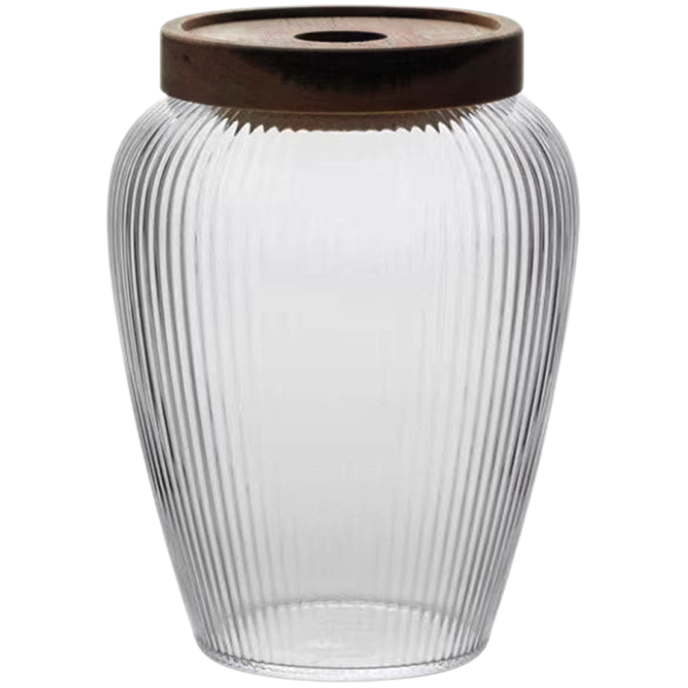 Candy Jar Kitchen Canisters Coffee Filter Storage Glass Food Container