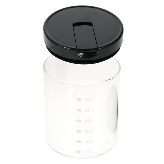 Candy Jars with Lids Container Food Storage Containers for Cereal Housewarming Gift Dry Tea Rubber Set of 2