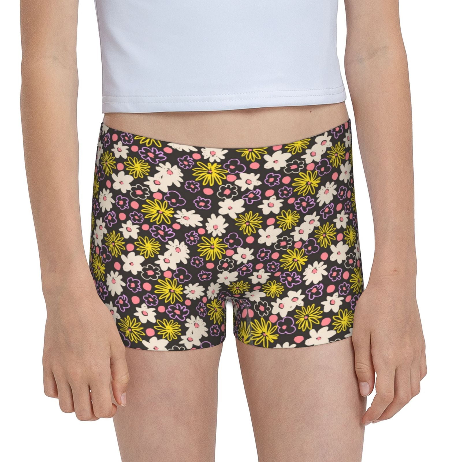Easygdp Flowers Daisy Girls Hipster Cotton Underwear Little Girls