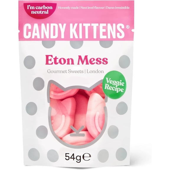 Candy Kittens Eton Mess - Gummy Chewy Gourmet Sweets 54g (Pack of 12)