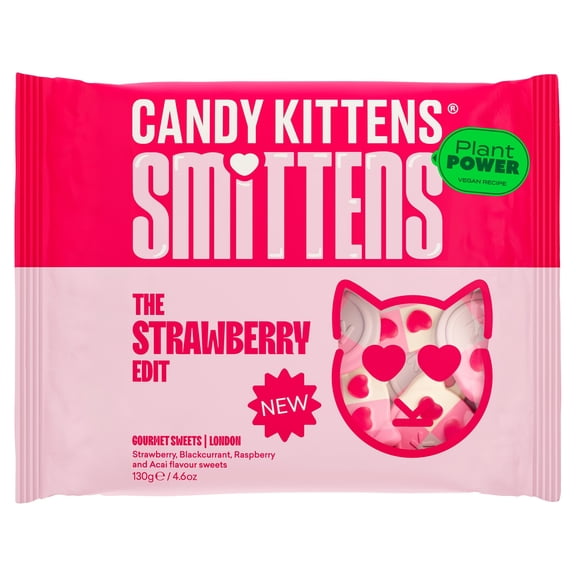 Candy Kittens Smittens Strawberry Edit 130g, Imported from Britain