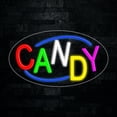 thumbnail image 1 of Candy LED Neon Sign 28"L x 16"H #34168, 1 of 3