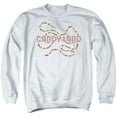 thumbnail image 1 of Candy Land Candy Land Board Adult Crewneck Sweatshirt White, 1 of 1