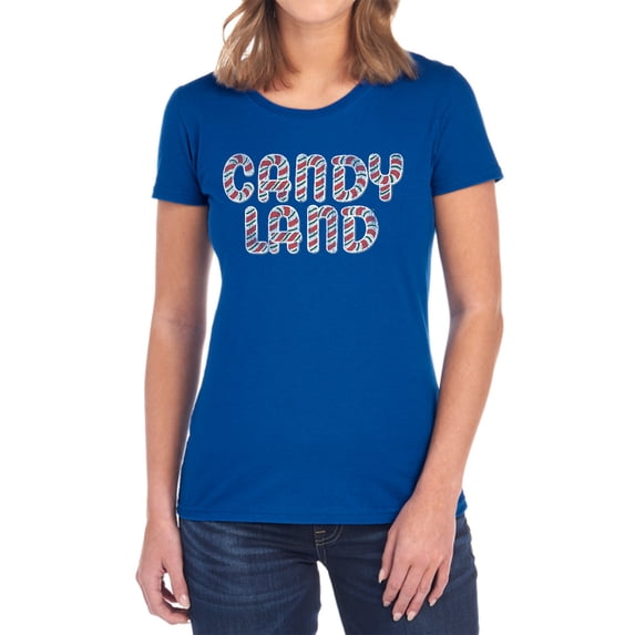 Candy Land Candy Land Logo Women's T Shirt, Royal, Large