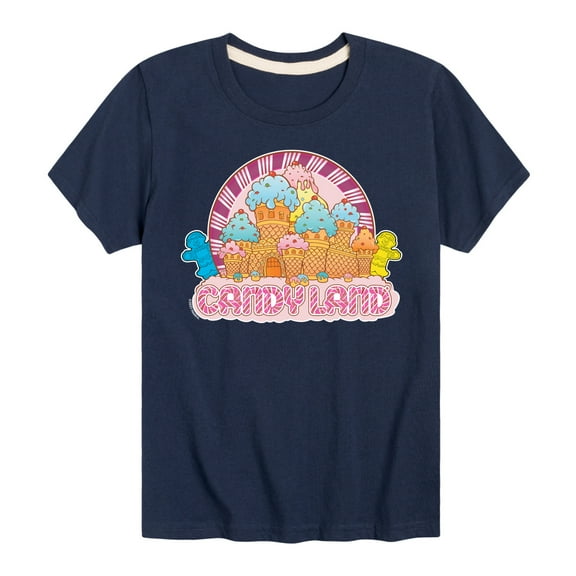 Candy Land - Castle - Boy's Toddler And Youth Short Sleeve T-Shirt