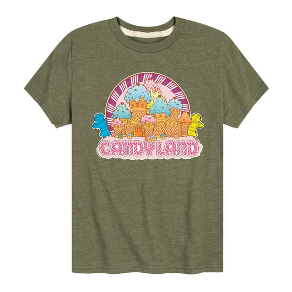 Candy Land - Castle - Boy's Toddler And Youth Short Sleeve T-Shirt