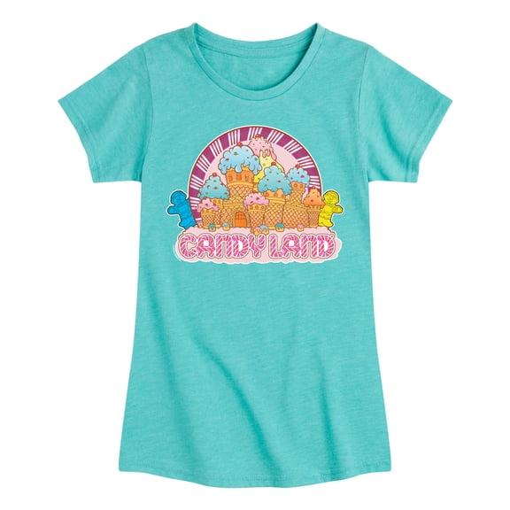 Candy Land - Castle - Girls Fitted Short Sleeve T-Shirt