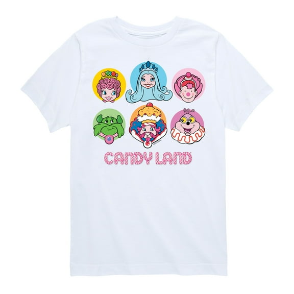 Candy Land - Character Grid - Boy's Toddler And Youth Short Sleeve T-Shirt