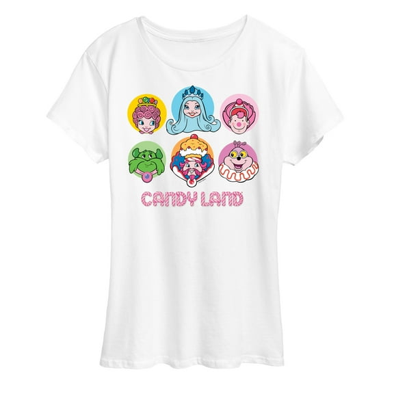 Candy Land - Character Grid - Women's Short Sleeve Graphic T-Shirt
