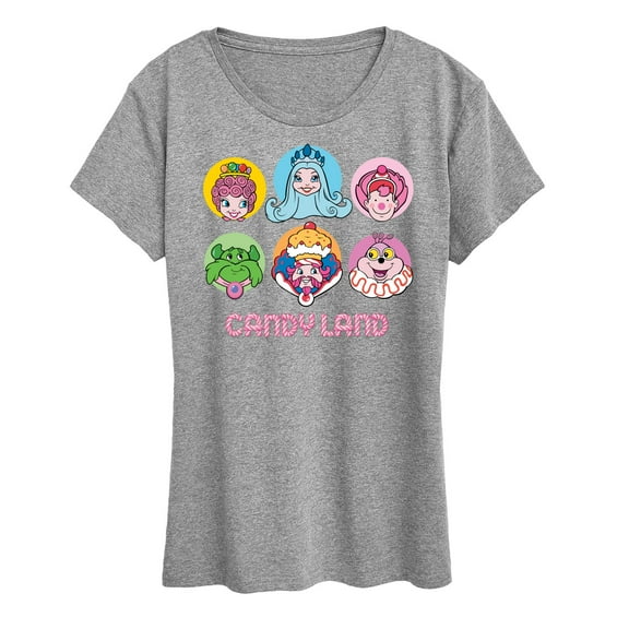 Candy Land - Character Grid - Women's Short Sleeve Graphic T-Shirt