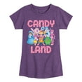 thumbnail image 1 of Candy Land - Character Group - Girls Fitted Short Sleeve T-Shirt, 1 of 5