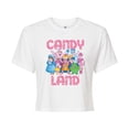 thumbnail image 1 of Candy Land - Character Group- Junior's Cropped Tee, 1 of 5