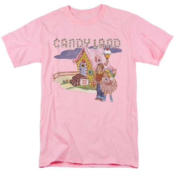 Candy Land Cotton Candy Land S/S Adult 18/1 T-Shirt Pink