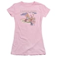thumbnail image 1 of Candy Land Cotton Candy Land S/S Junior Women's T-Shirt Sheer Pink, 1 of 1