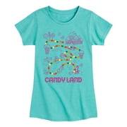 Candy Land - Game Board Fitted Short Sleeve Graphic T-Shirt
