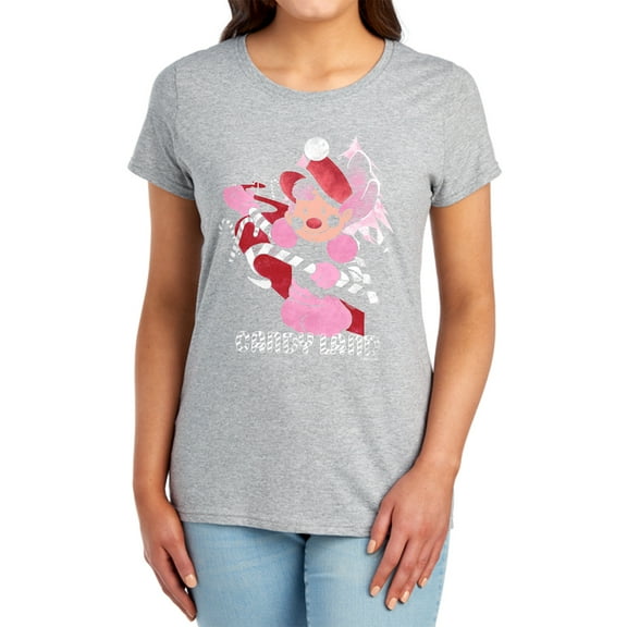 Candy Land Mr Mint Women's T Shirt, Athletic Heather, Large