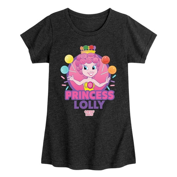 Candy Land - Princess Lolly - Girls Fitted Short Sleeve T-Shirt