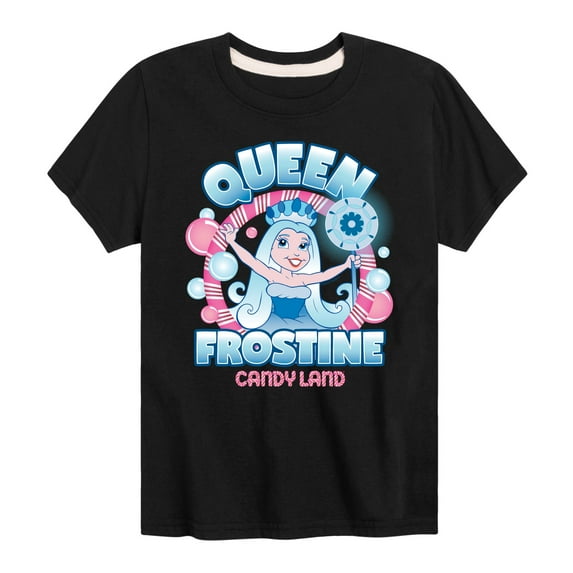 Candy Land - Queen Frostine - Boy's Toddler And Youth Short Sleeve T-Shirt