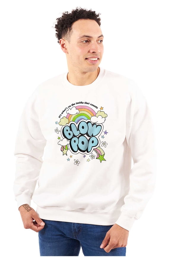 Candy Logo Whats On The Inside Sweatshirt for Men or Women Brisco Brands X