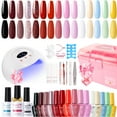 thumbnail image 1 of Candy Lover Gel Nail Polish Kit with UV Lamp, 72W Nail Dryer, 15 Colors All Season Tone Quick Dry Long-lasting Gel Nail Polish Set, Nail Polish Kit for Girl Lady Womens Manicure DIY Nail Gift, 1 of 8
