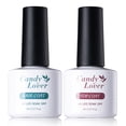 thumbnail image 1 of Candy Lover Top Coat and Base Coat Nail Polish Set, Quick Dry Long Lasting No Wipe UV LED Soak Off Base Top Coat Nail Gel Polish, Glossy Clear Finish Top Coat Base Coat Manicure Set, 1 of 8