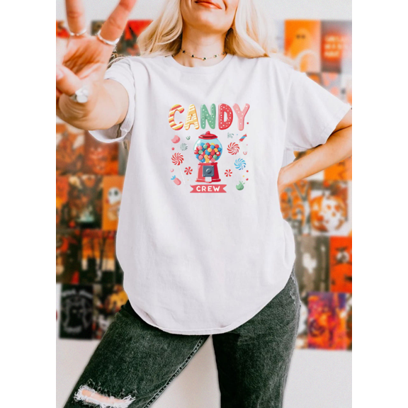 Candy Machine Colorful Sweet Treats Party Gift Fun Unisex T-Shirt, up to size 5XL