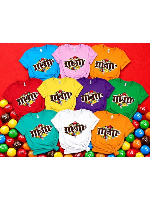 Candy Matching Shirt, M&M Group Shirt, Halloween Costume Shirt, Group Family Matching T-Shirt