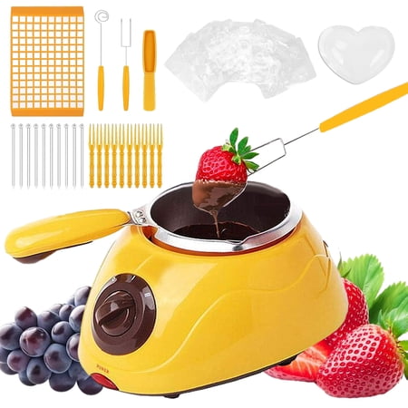 Candy Melts Candy And Chocolate Melting Pot,Electric Chocolate Fondu Melting Pot- Candy Making or Cheese Fondue Fountain Kit