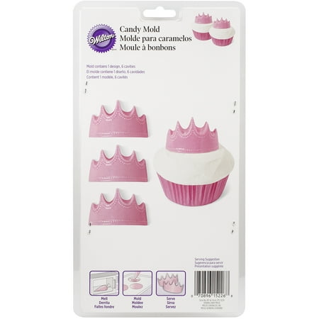 Candy Mold-Crown 6 Cavity (1 Design), Pk 6, Wilton