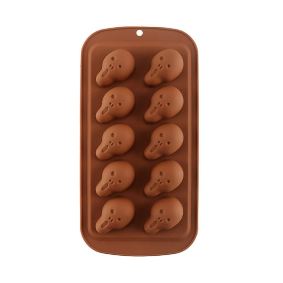 Candy Molds Clearance Halloween Pumpkin Cake Mould Candy Flip Candy Skull Chocolate Moulds Baking Molds