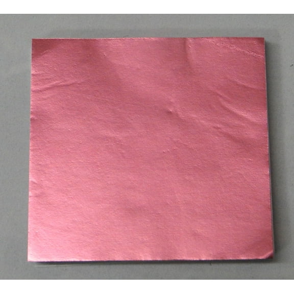 Candy Molds N More 3 x 3 inch Dull Matte Pink Confectioenry Foil Wrappers, 500 Sheets