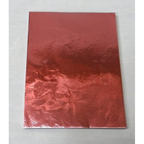 Candy Molds N More 5.5 x 7.25 inch Pink Confectionery Foil Wrappers, 125 Sheets