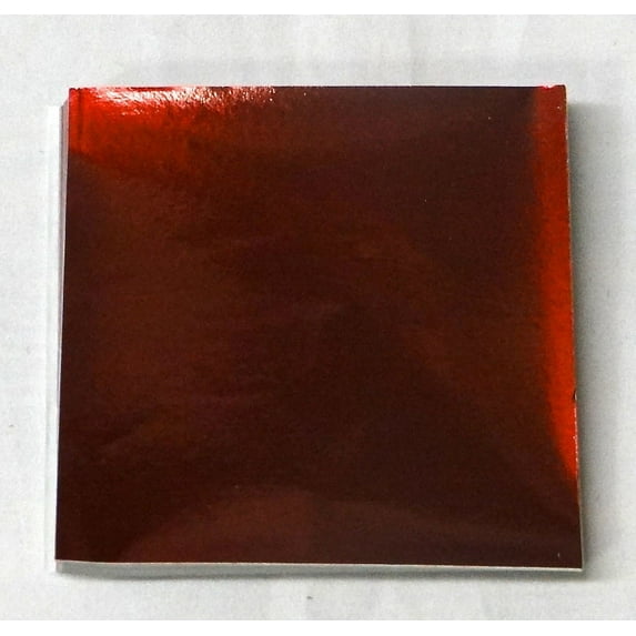 Candy Molds N More 6 x 6 inch Burgundy Confectionery Foil Wrappers, 500 Sheets