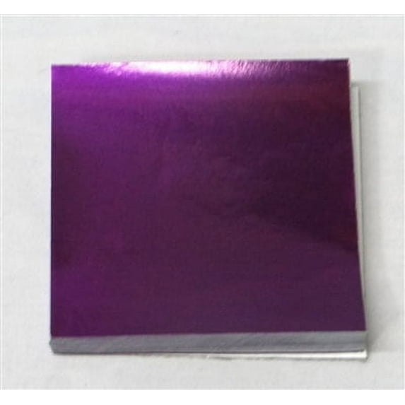 Candy Molds N More 6 x 6 inch Purple Confectionery Foil, 500 Sheets