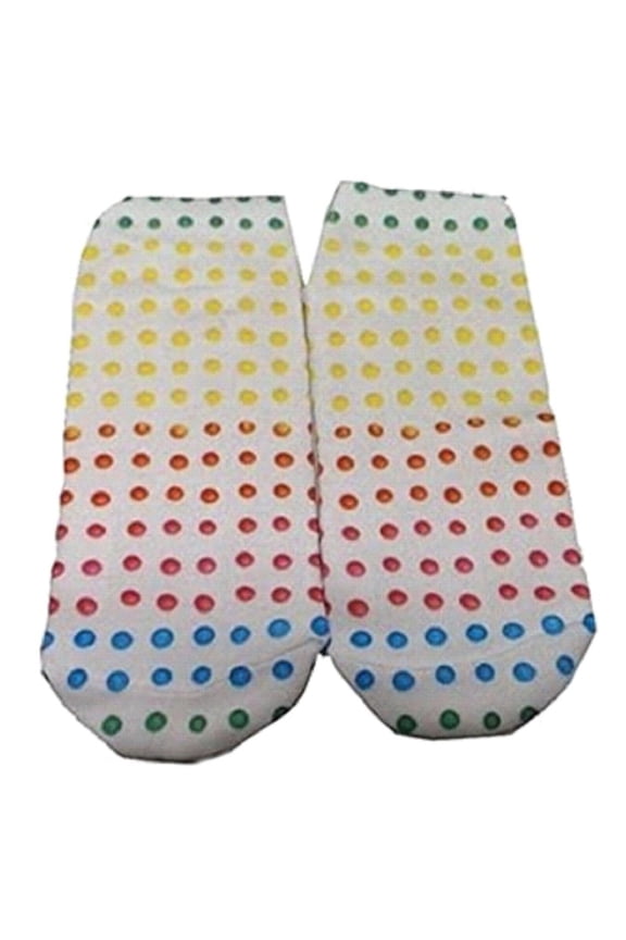 Candy No Show Women's Socks One Size (9-11) Button Candy