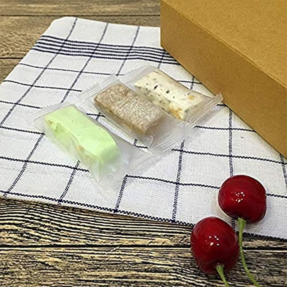 Candy Packaging, Nougat and Caramel Wrappers, Transparent Packaging Bags