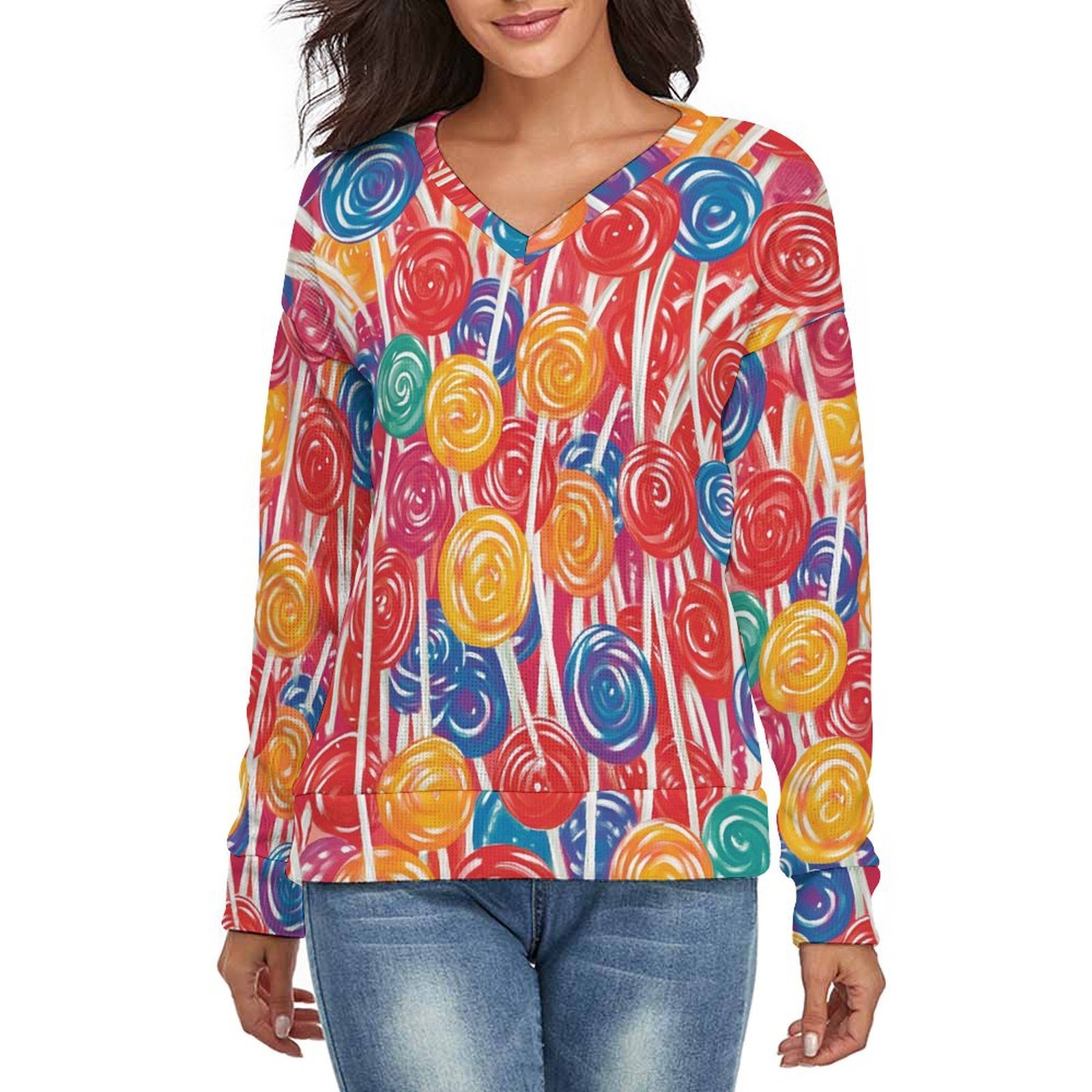 The Lollipop Fringe Sweater main image 1