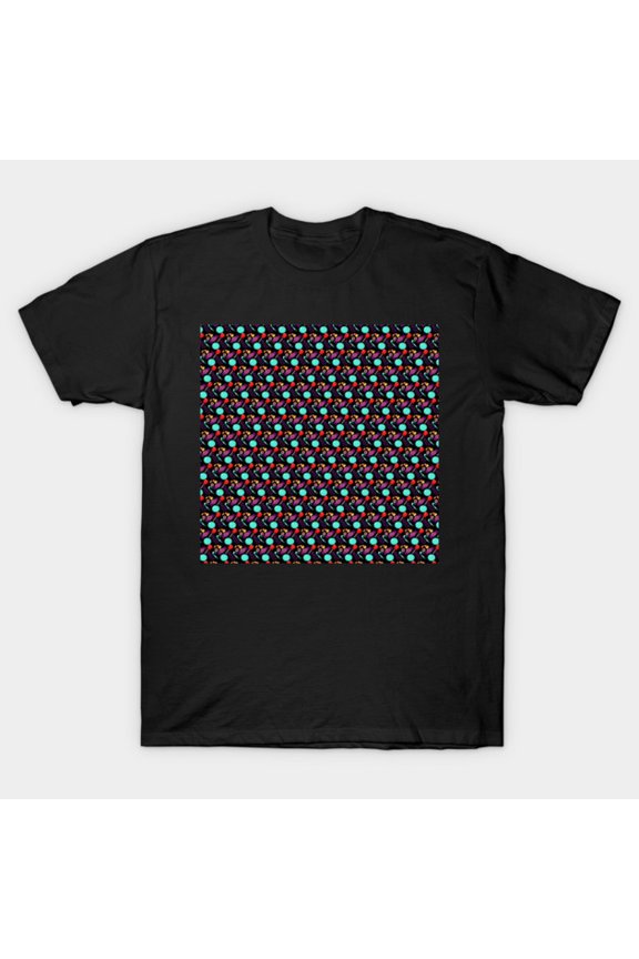 Candy Pattern Sweet Treats Graphic G4633 Unisex T-Shirt, Up to Size 5XL