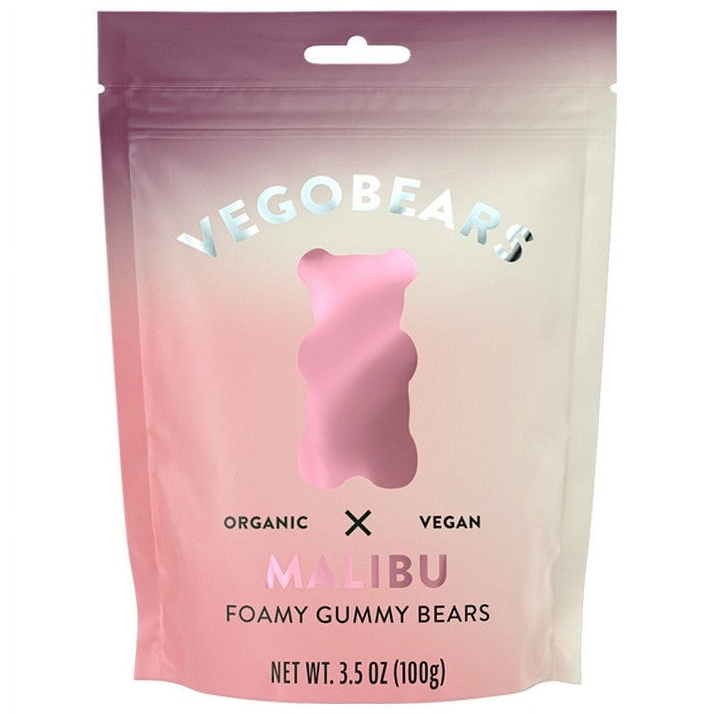 Candy People - Vego Bears - Malibu - Foamy Gummies 3.5oz. Bag