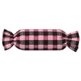thumbnail image 1 of Candy Pillow With Pillow Core 24.6×9.8in Durable Cord Opening And Closing Design Waterproof And Easy To Install Hotpink Buffalo Plaid Check Tartan Scotland_4, 1 of 8