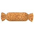 thumbnail image 1 of Candy Pillow With Pillow Core 24.6×9.8in Durable Cord Opening And Closing Design Waterproof And Easy To Install Leopard Skin Print Style Orangered_4, 1 of 8