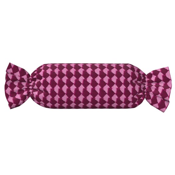 Candy Pillow With Pillow Core 24.69.8in Durable Cord Opening And Closing Design Waterproof And Easy To Install Magenta Houndstooth_4