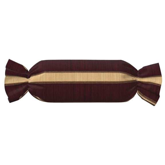 Candy Pillow With Pillow Core 24.69.8in Durable Cord Opening And Closing Design Waterproof And Easy To Install Maroon Stripe_3