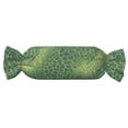 thumbnail image 1 of Candy Pillow With Pillow Core 24.6×9.8in Durable Cord Opening And Closing Design Waterproof And Easy To Install Snake Skin Print Style Lightgreen_4, 1 of 8