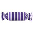 thumbnail image 1 of Candy Pillow With Pillow Core 24.6×9.8in Durable Cord Opening And Closing Design Waterproof And Easy To Install Violet Stripe_1, 1 of 8