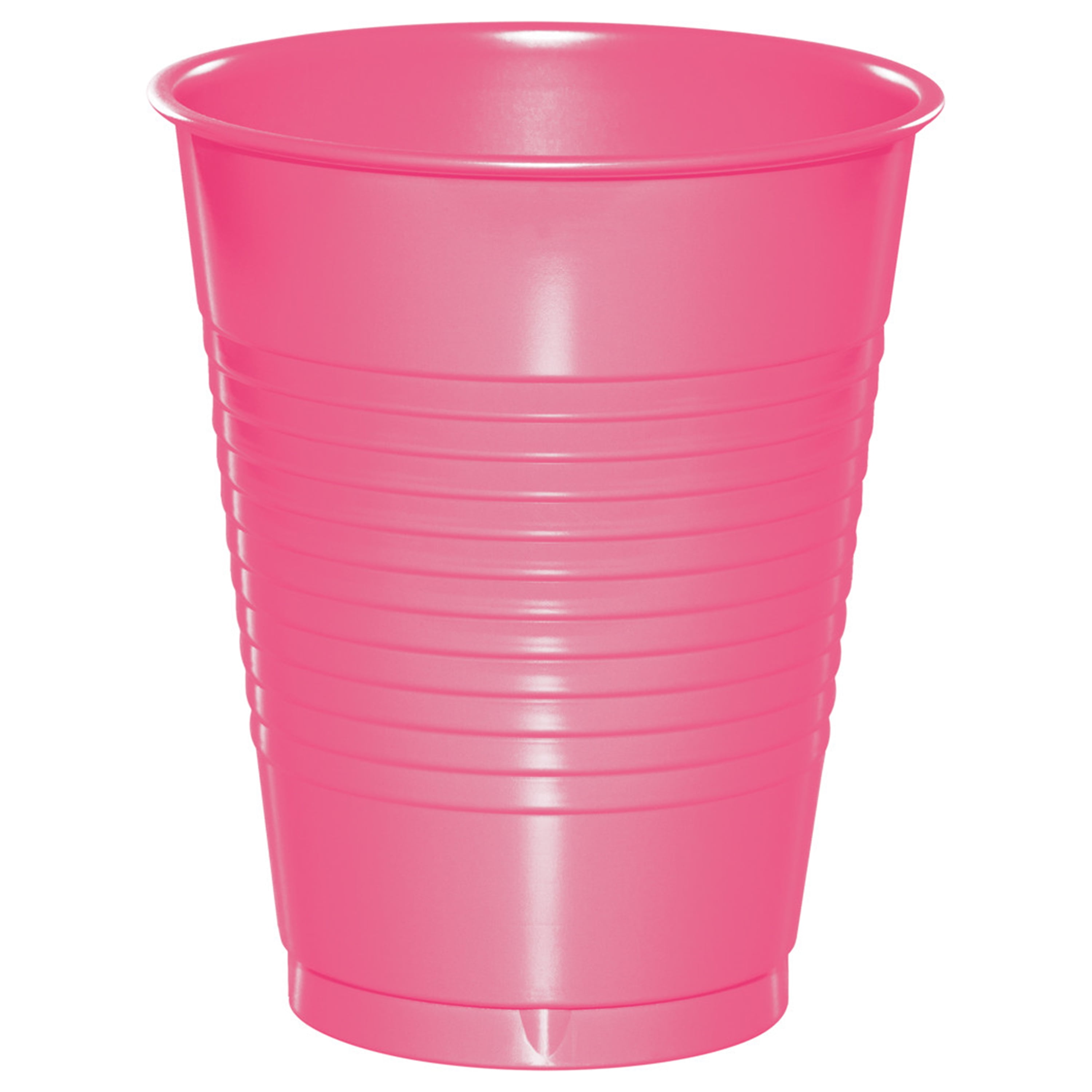 Candy Pink 16 oz Plastic Cups for 20 Guests 