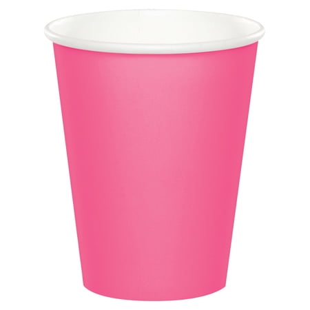 Candy Pink 9 oz Cups for 72 Guests